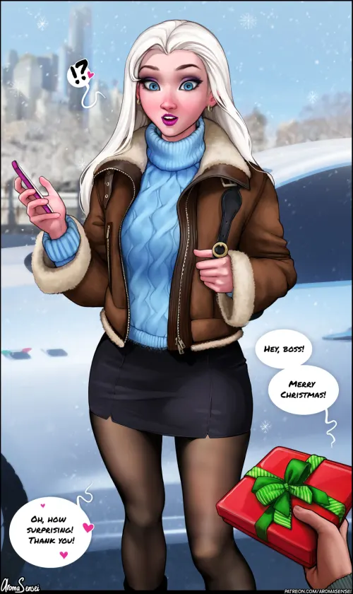 X Mas Present For Elsa Frozen