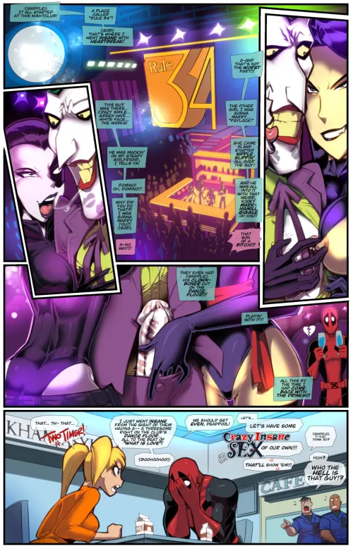 Crazy Insane Sex - Batman, Deadpool, Teen Titans  (Chapter 01)