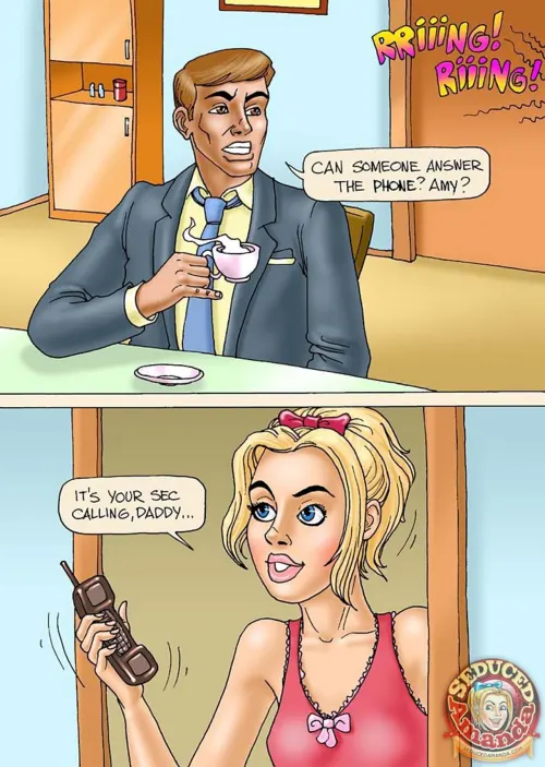 Seduced Amanda  (Chapter 09 - Being Dad's Secretary)