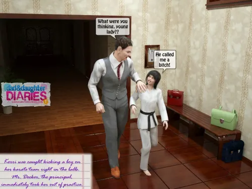 Dad And Daughter Diaries  (Chapter 14 - Trouble Day)