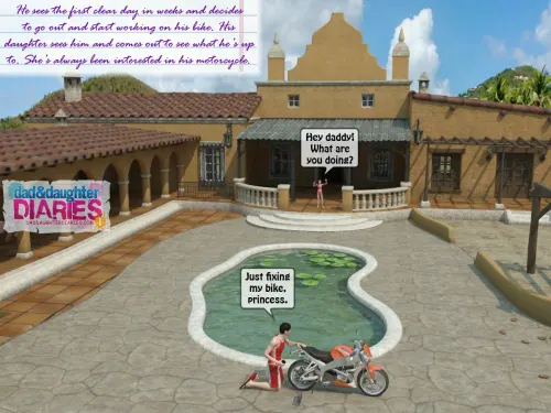 Dad And Daughter Diaries  (Chapter 18 - Clean The Pool)