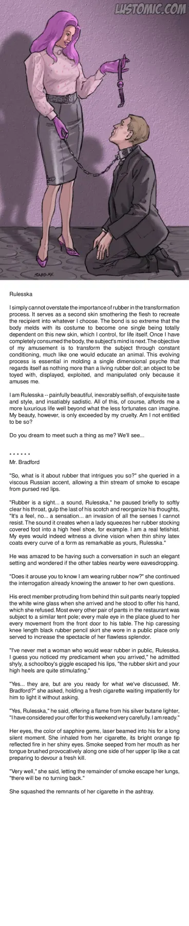 Part 2 – Rulesska/s Rubber Regulations  (Chapter 01)