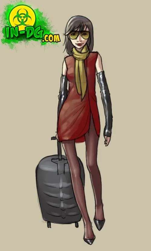 IDG Sketches And Pin-ups  (Chapter 12 - Robot With Hana)
