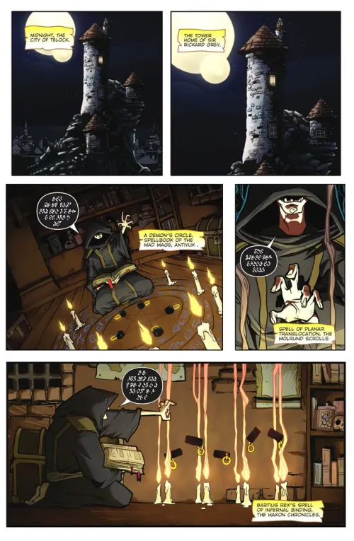Main Comic Series  (Chapter 01 - Summoning)