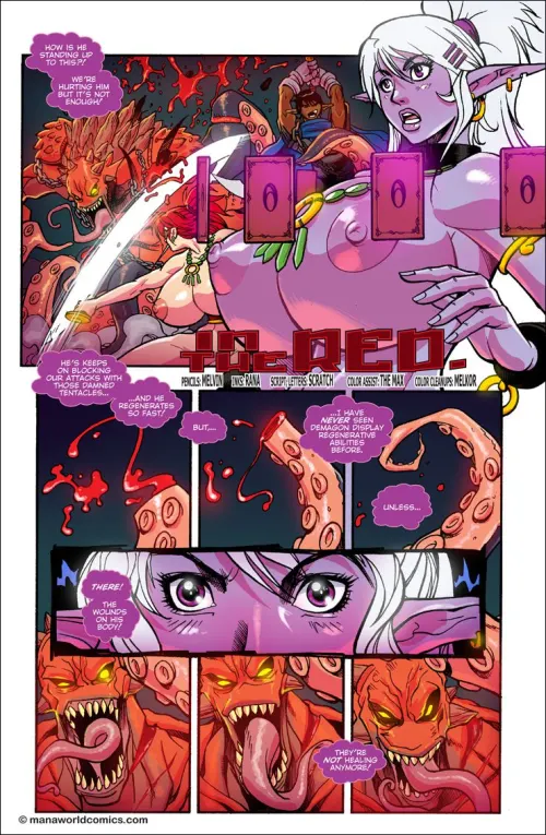 Main Comic Series  (Chapter 12 - In The Red)