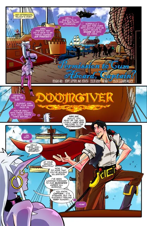 Main Comic Series  (Chapter 05 - Cum Aboard)