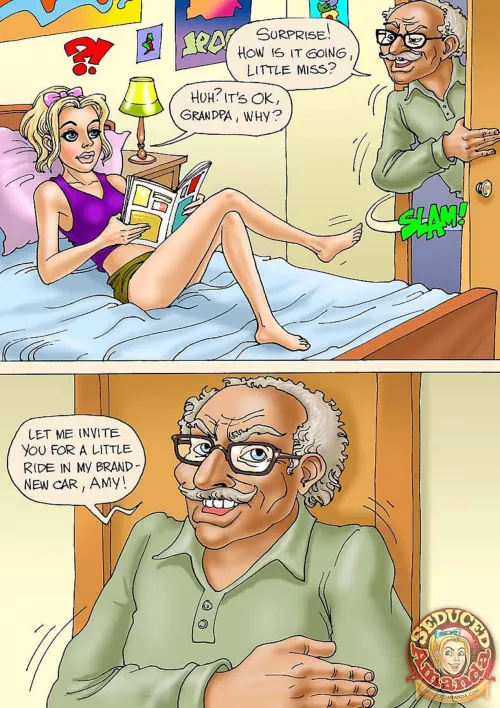 Seduced Amanda  (Chapter 17 - Grandpa And His New Ride)