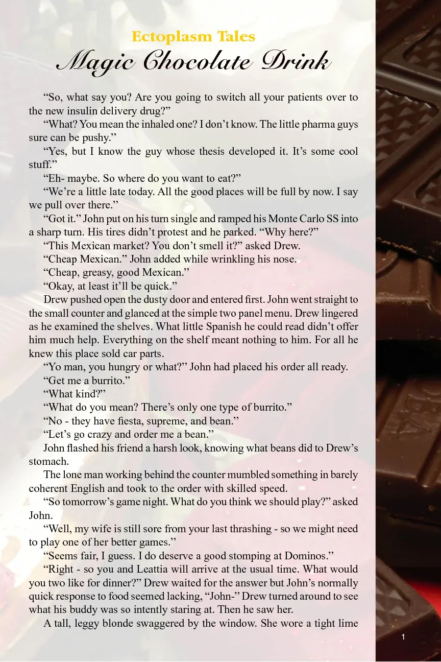 Magic Chocolate Drink  (Chapter 01) — page 4