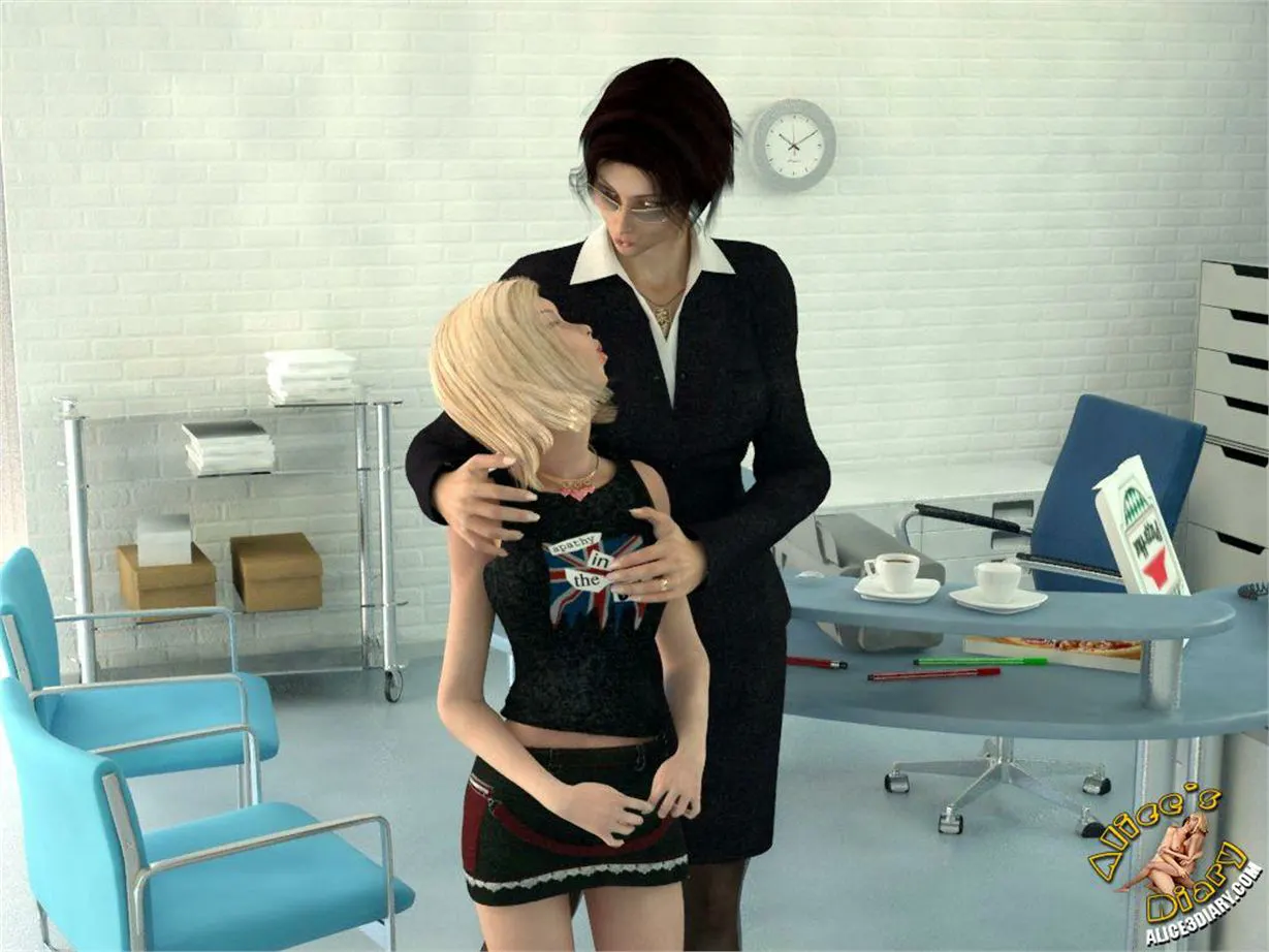 Alice/s Diary  (Chapter 11 - How Alice Played With Lady Boss In Lesbian Game) — page 11