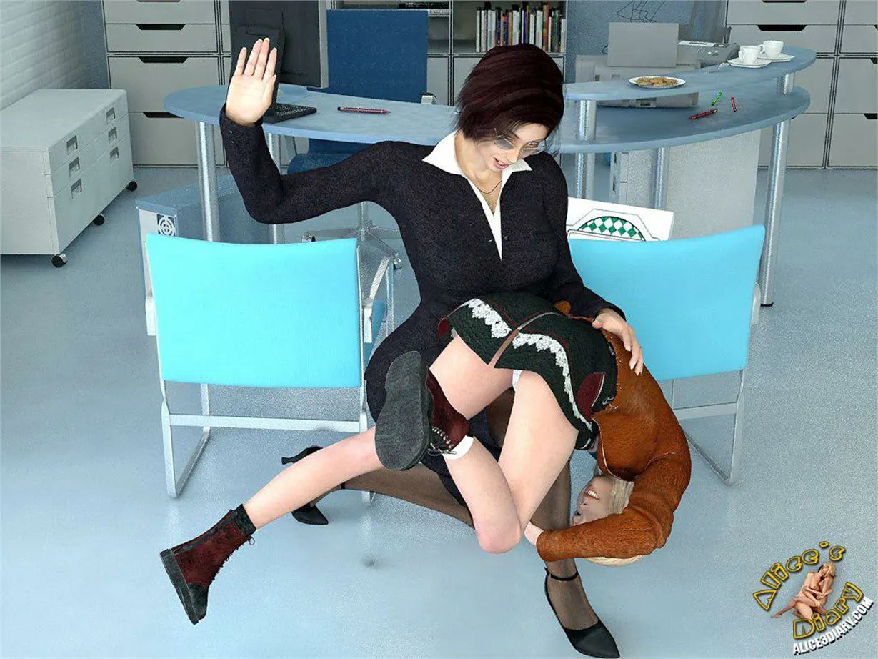 Alice/s Diary  (Chapter 11 - How Alice Played With Lady Boss In Lesbian Game) — page 8
