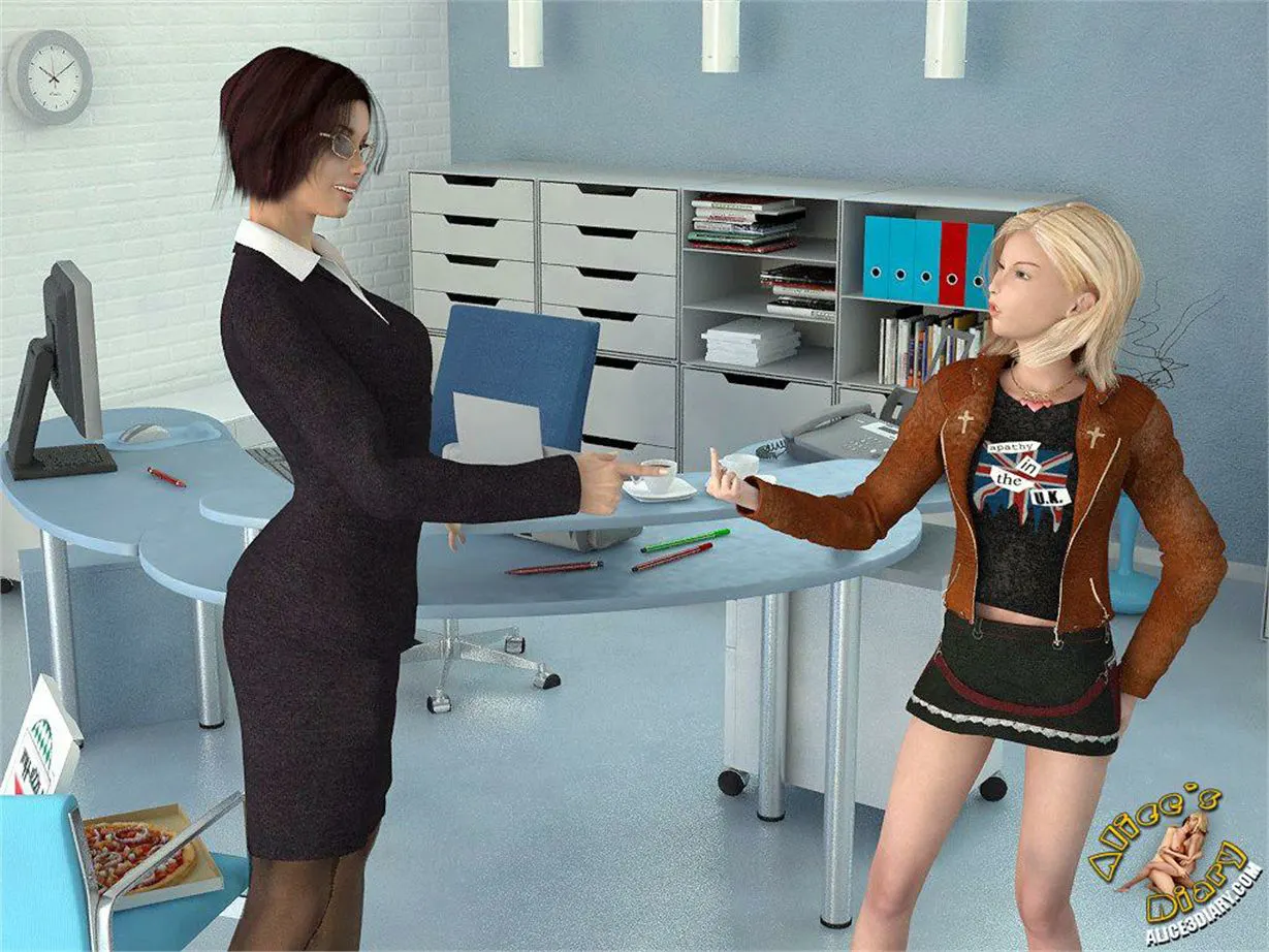 Alice/s Diary  (Chapter 11 - How Alice Played With Lady Boss In Lesbian Game) — page 9