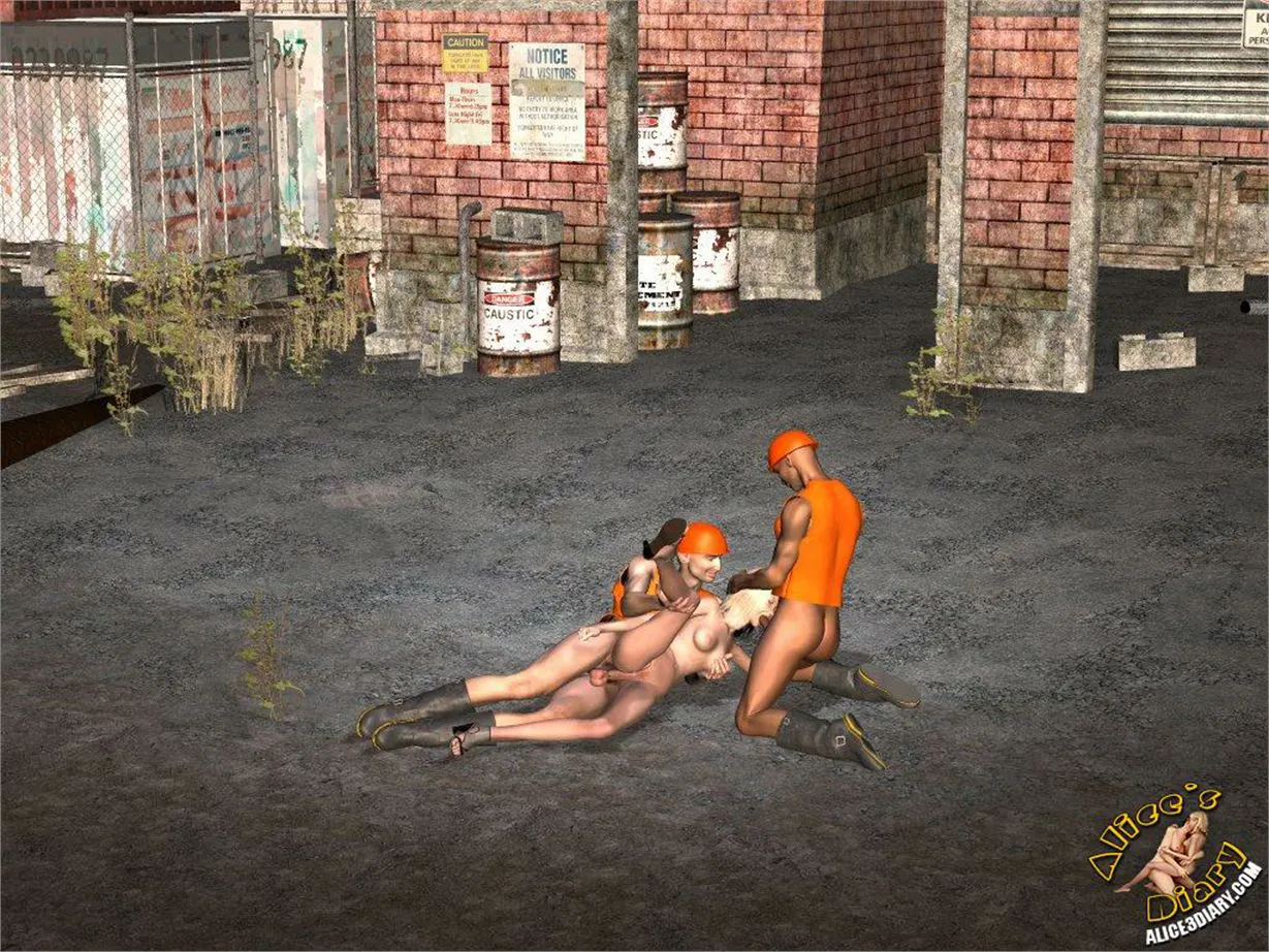 Alice/s Diary  (Chapter 47 - Gang Bang In The Industrial Interior) — page 44