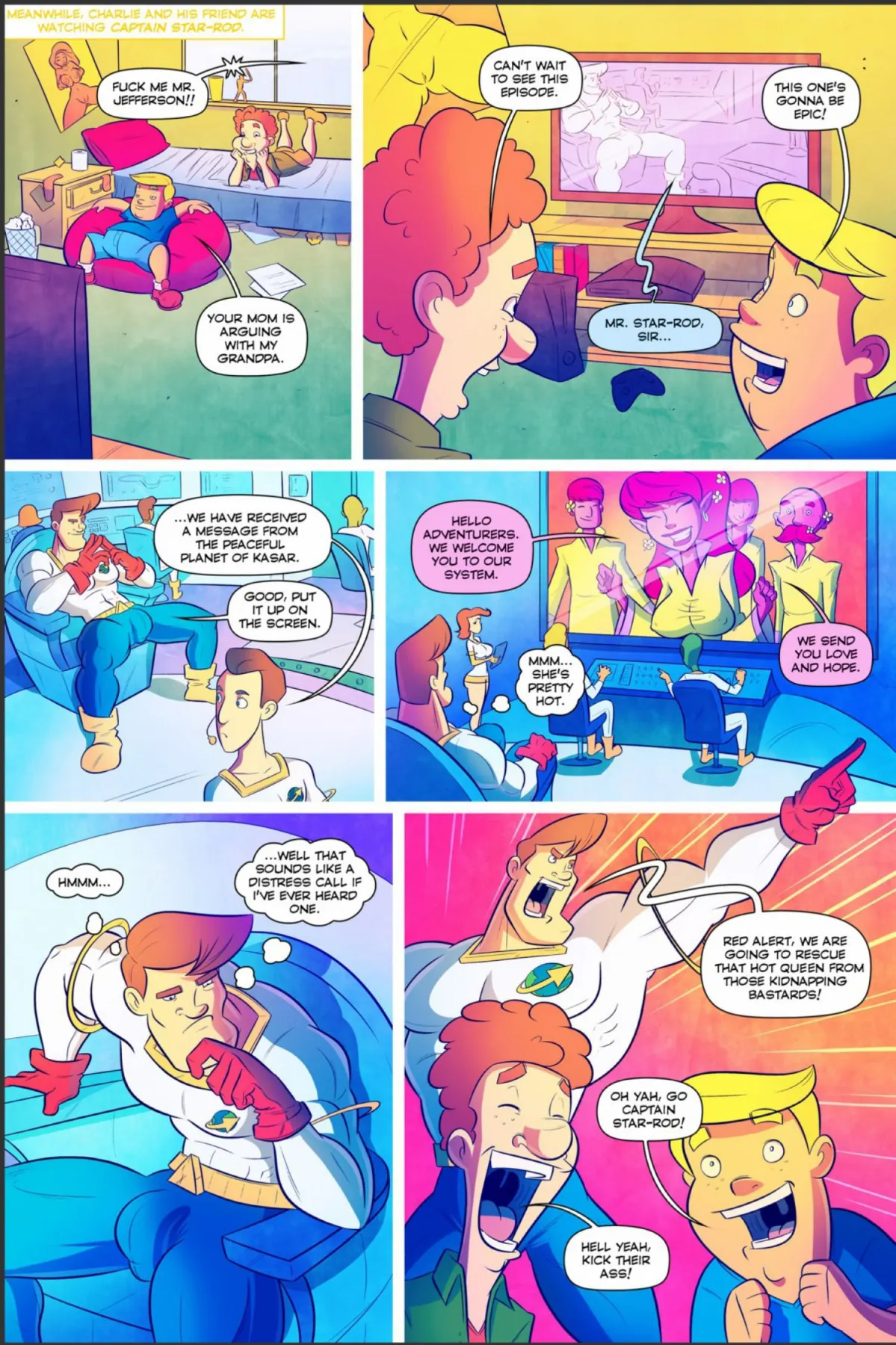 Grumpy Old Man Jefferson  (Chapter 04 - The Horny Neighborhood) — page 13