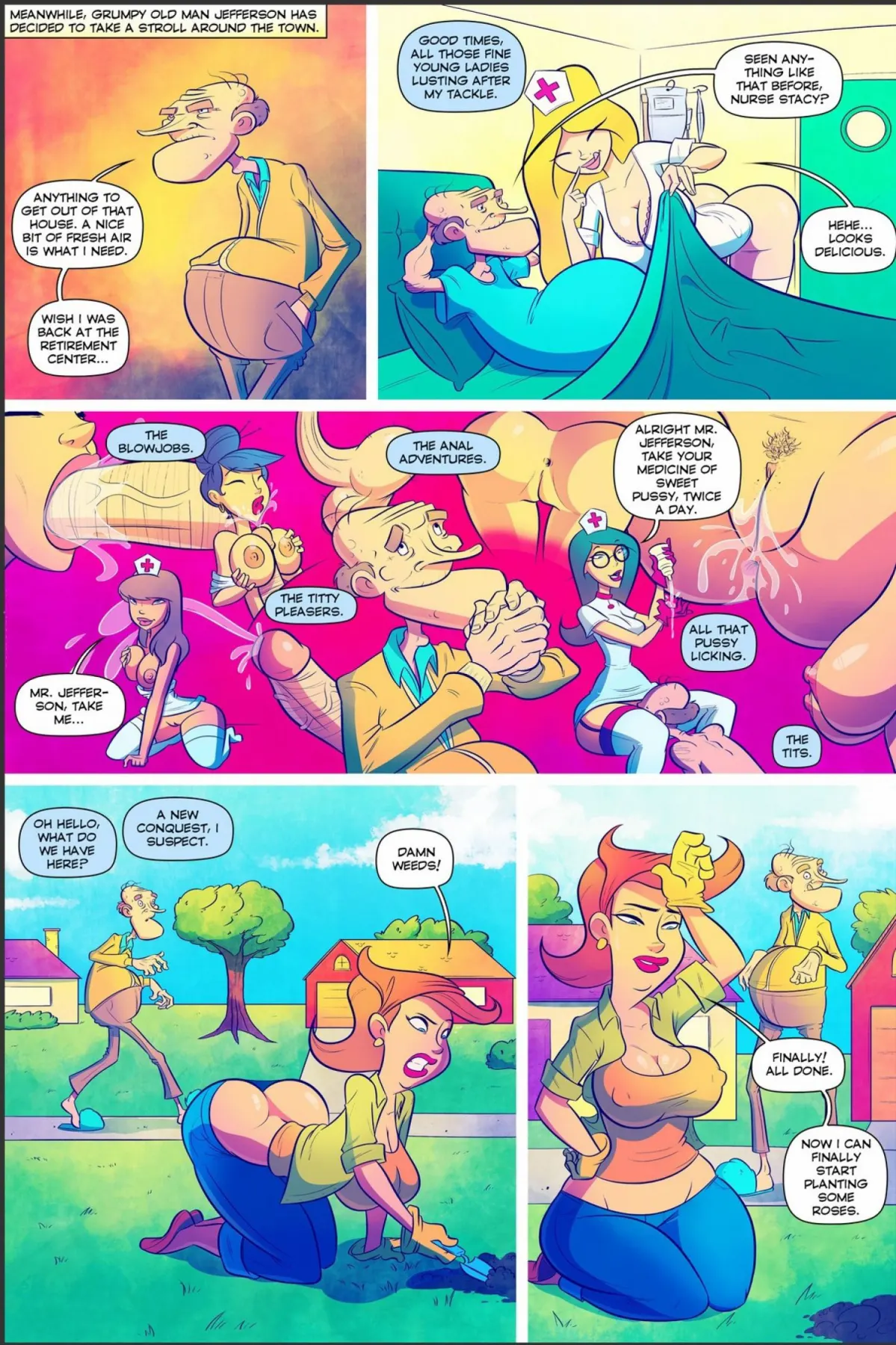 Grumpy Old Man Jefferson  (Chapter 04 - The Horny Neighborhood) — page 6