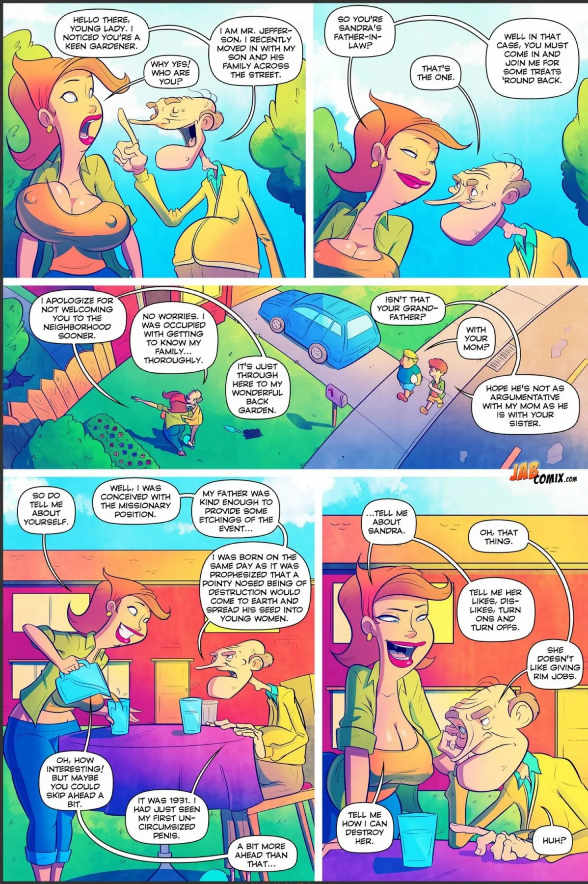 Grumpy Old Man Jefferson  (Chapter 04 - The Horny Neighborhood) — page 7