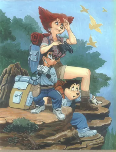 Peggy Cums Camping - Goof Troop  (Chapter 01 - Colored) — page 1