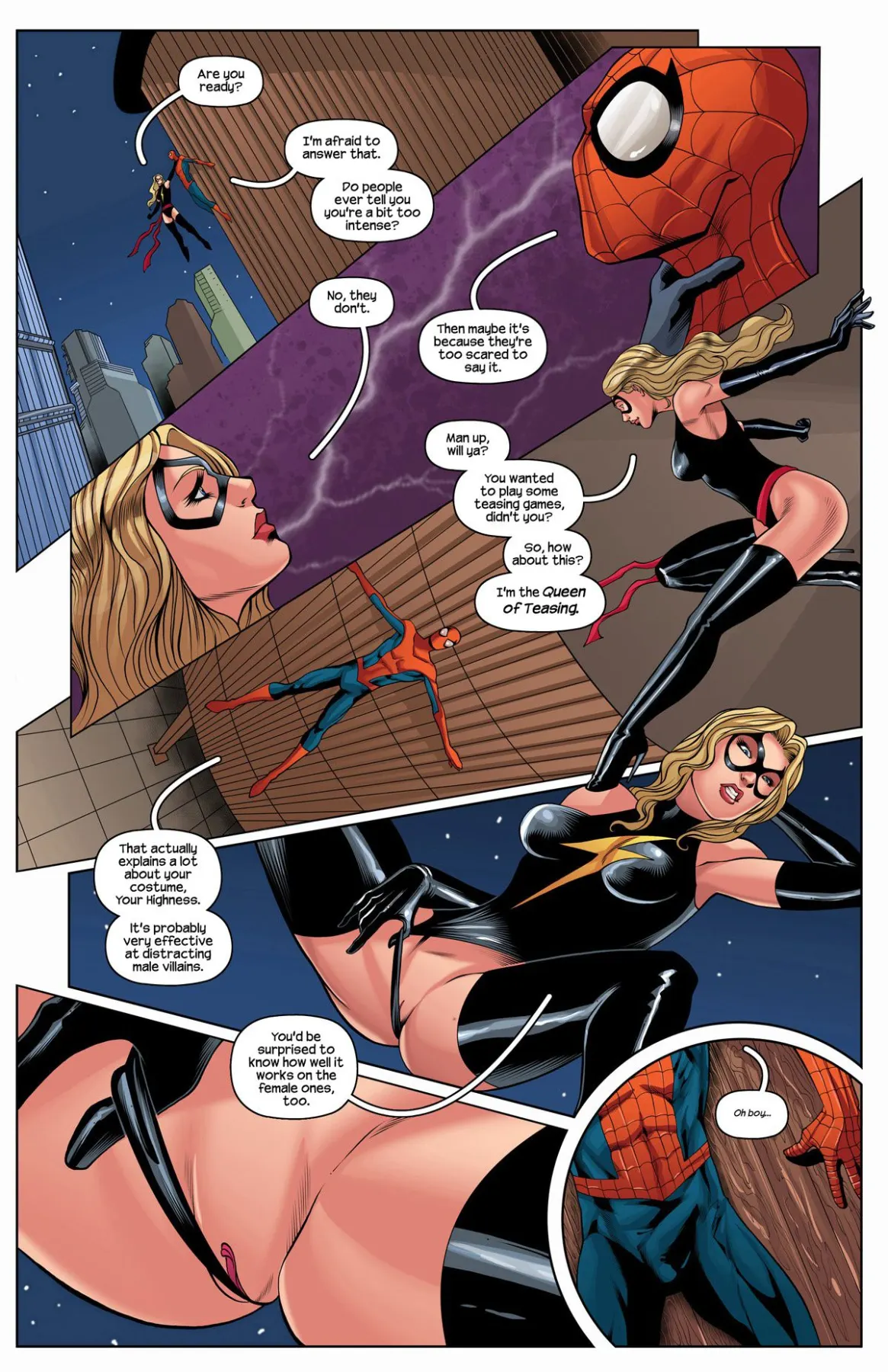 Ms. Marvel Captain Marvel , Spider-Man  (Chapter 01) — page 6