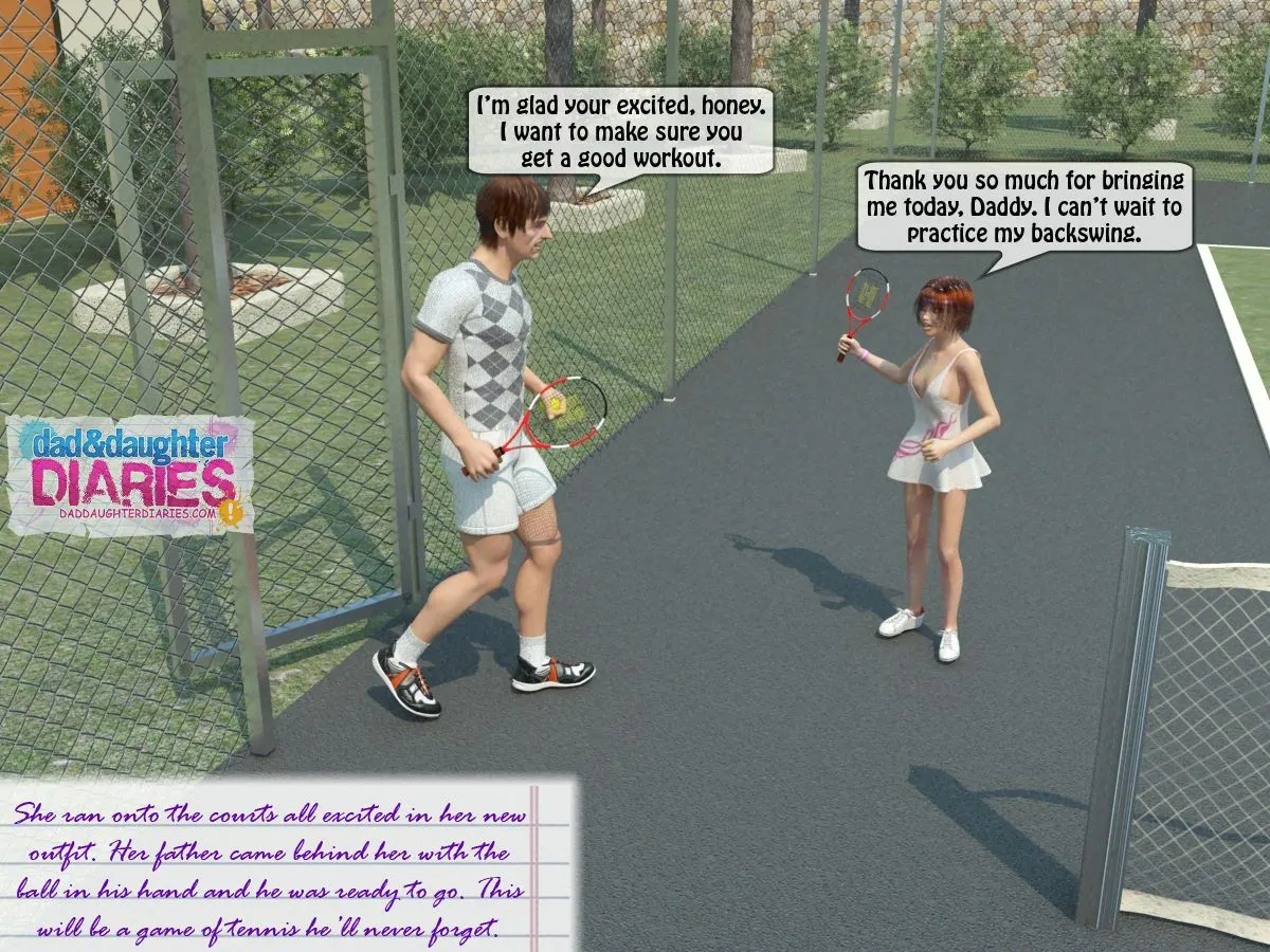 Dad And Daughter Diaries  (Chapter 07 - Game Of Tennis) — page 1