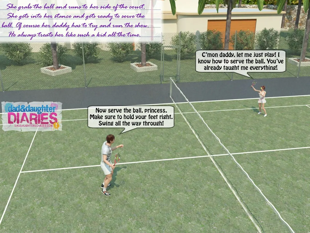 Dad And Daughter Diaries  (Chapter 07 - Game Of Tennis) — page 7