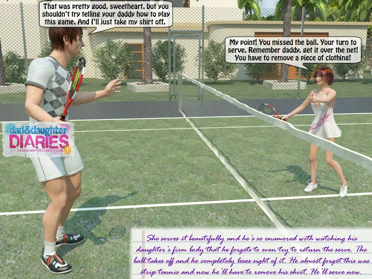 Dad And Daughter Diaries  (Chapter 07 - Game Of Tennis) — page 8
