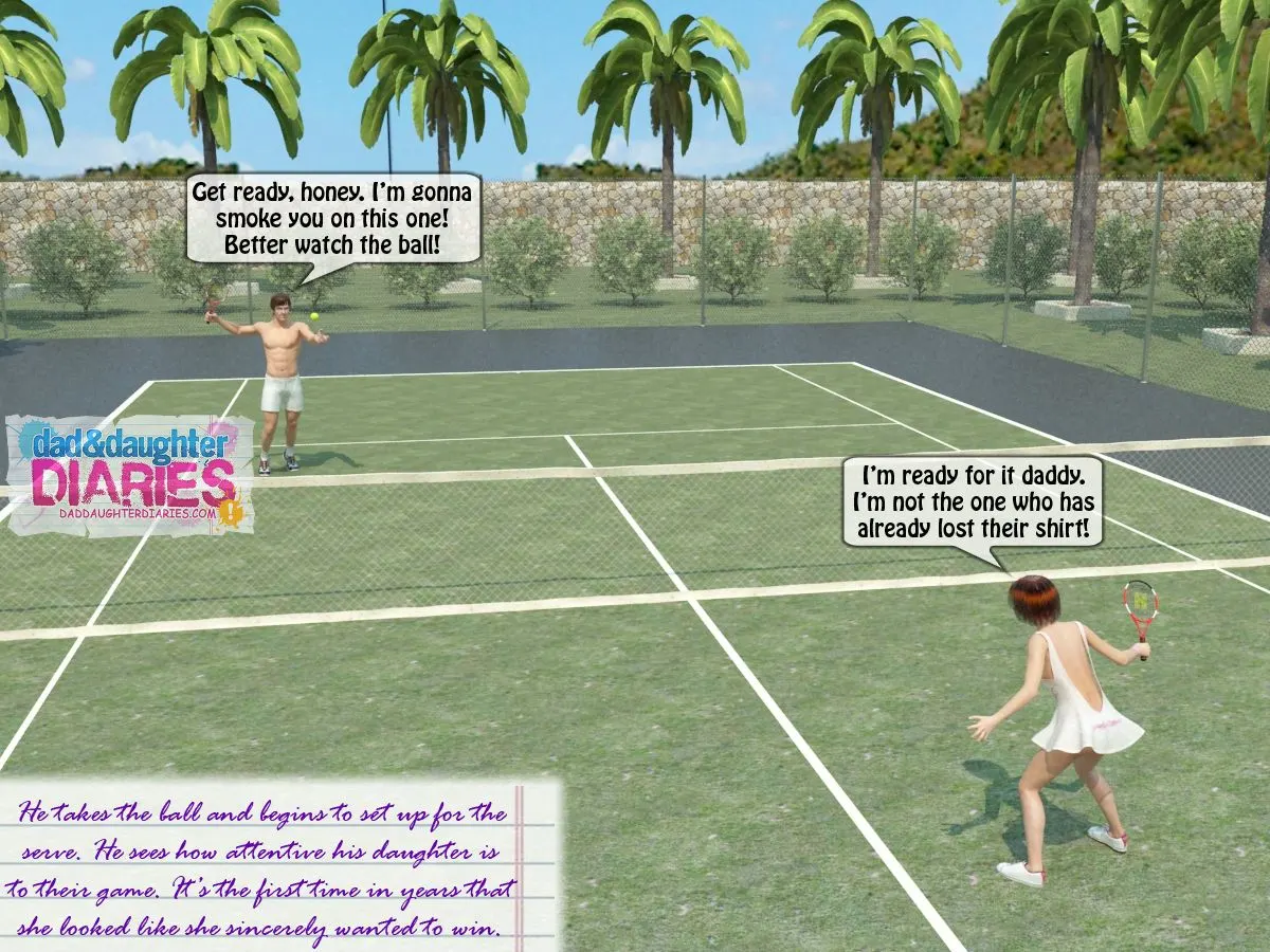 Dad And Daughter Diaries  (Chapter 07 - Game Of Tennis) — page 9