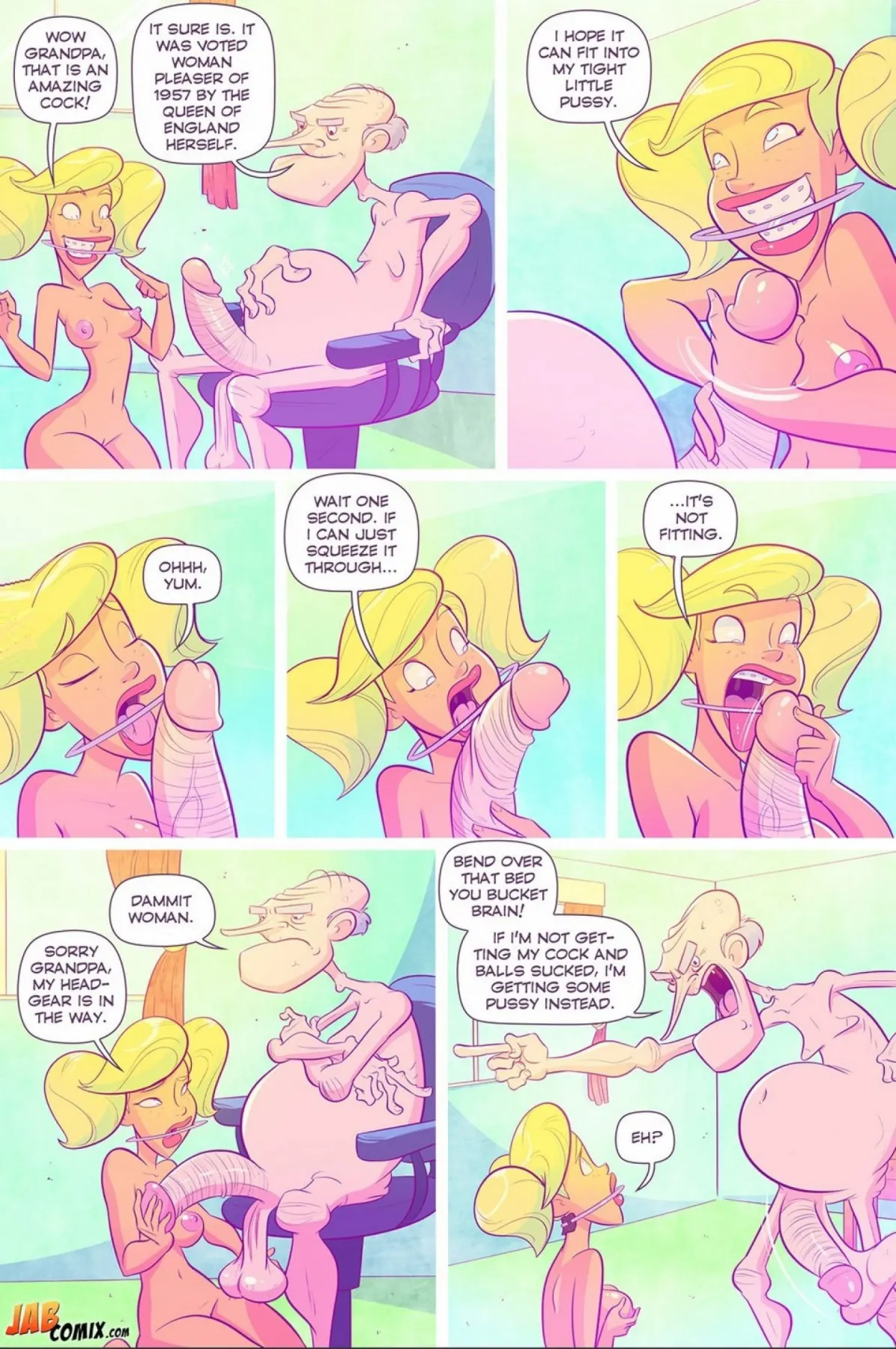 Grumpy Old Man Jefferson  (Chapter 03 - Quality Time With The Granddaughters) — page 12