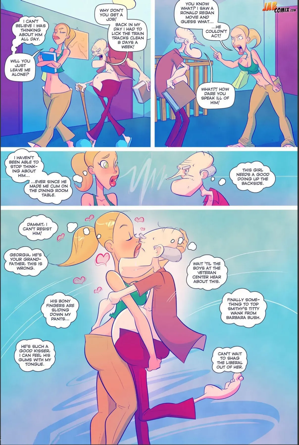 Grumpy Old Man Jefferson  (Chapter 03 - Quality Time With The Granddaughters) — page 5