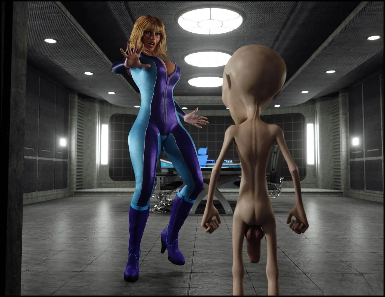 Alien Attack â Skyla + Alien  (Chapter 01) — page 4