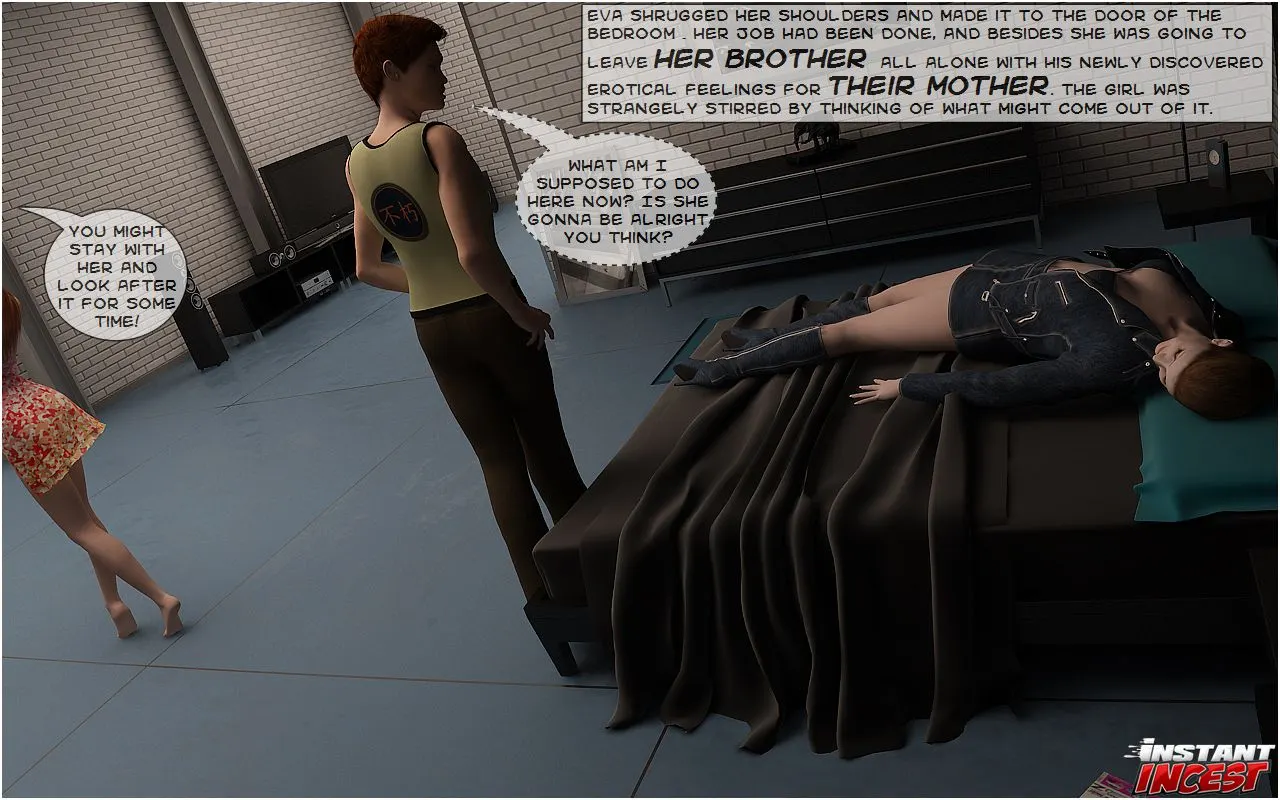 Inst Incest Comics  (Chapter 03 - Boy And Girl Having Sex With Mom) — page 9