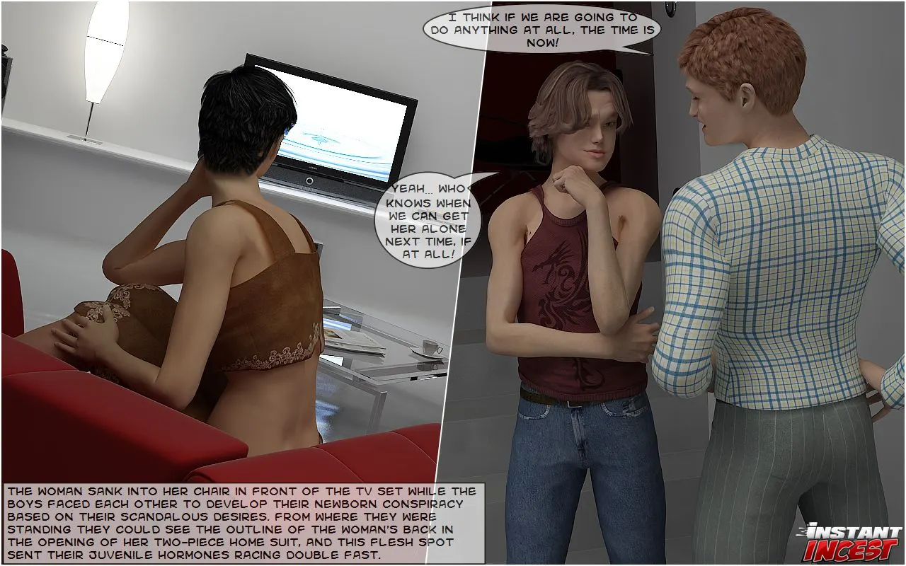Inst Incest Comics  (Chapter 14 - Sons Seducing Hot Momma) — page 4