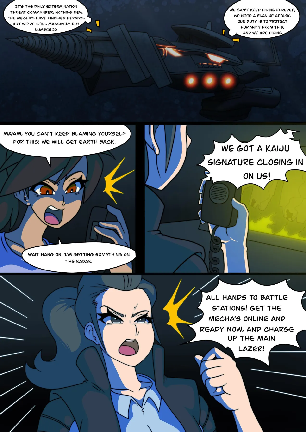 Kaiju Girls  (Chapter 08) — page 3