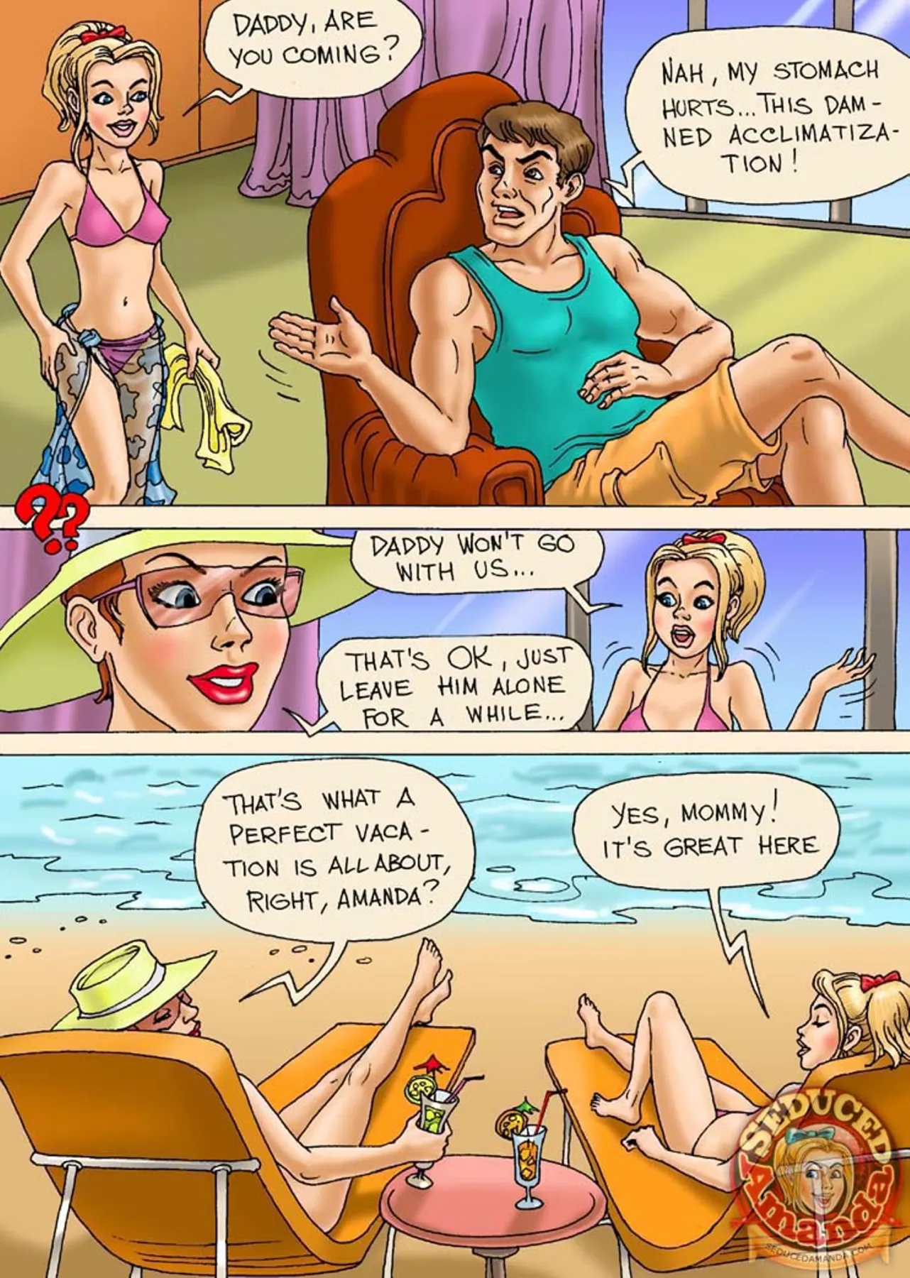 Seduced Amanda  (Chapter 10 - Caribbean Vacation) — page 3