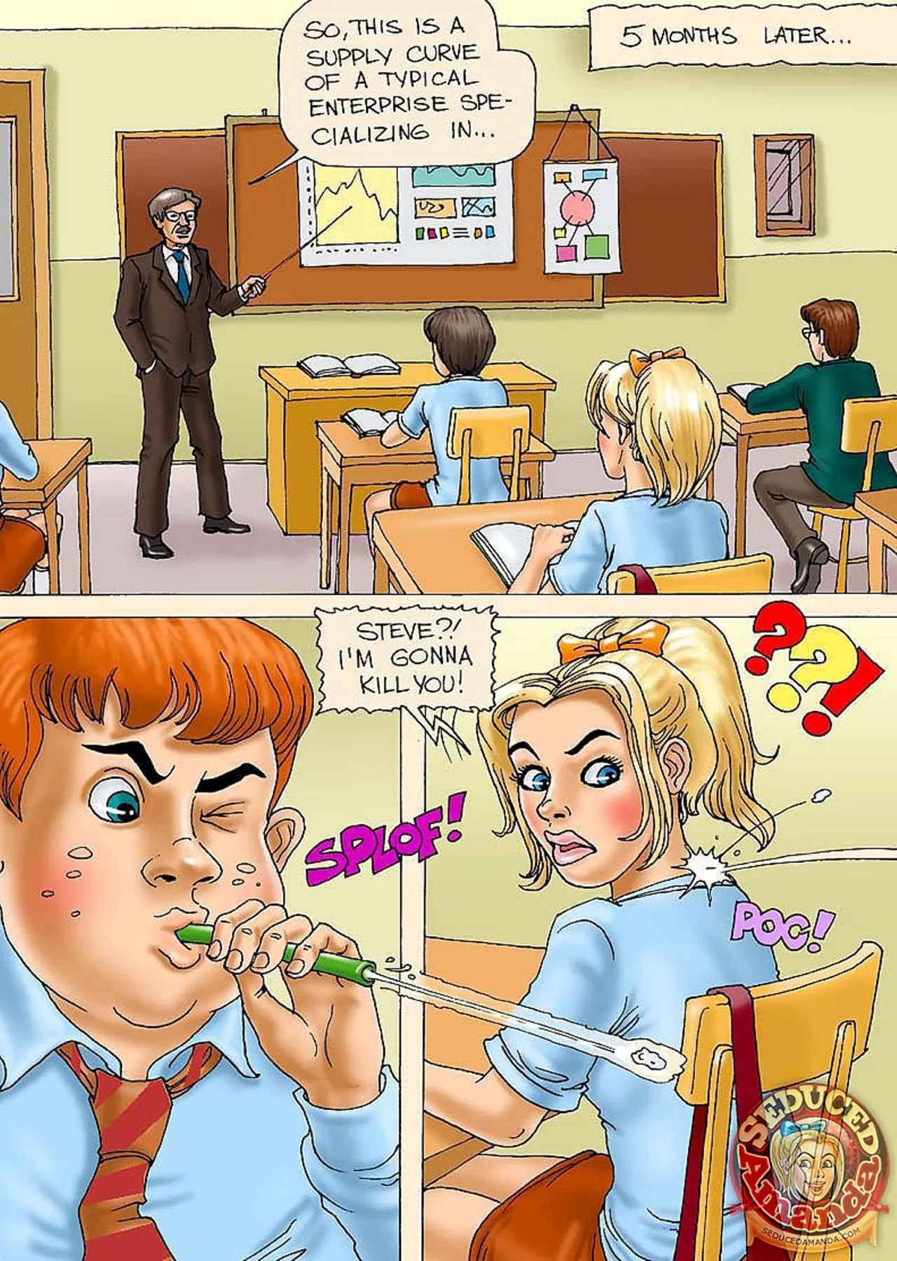 Seduced Amanda  (Chapter 12 - College Punishment) — page 3