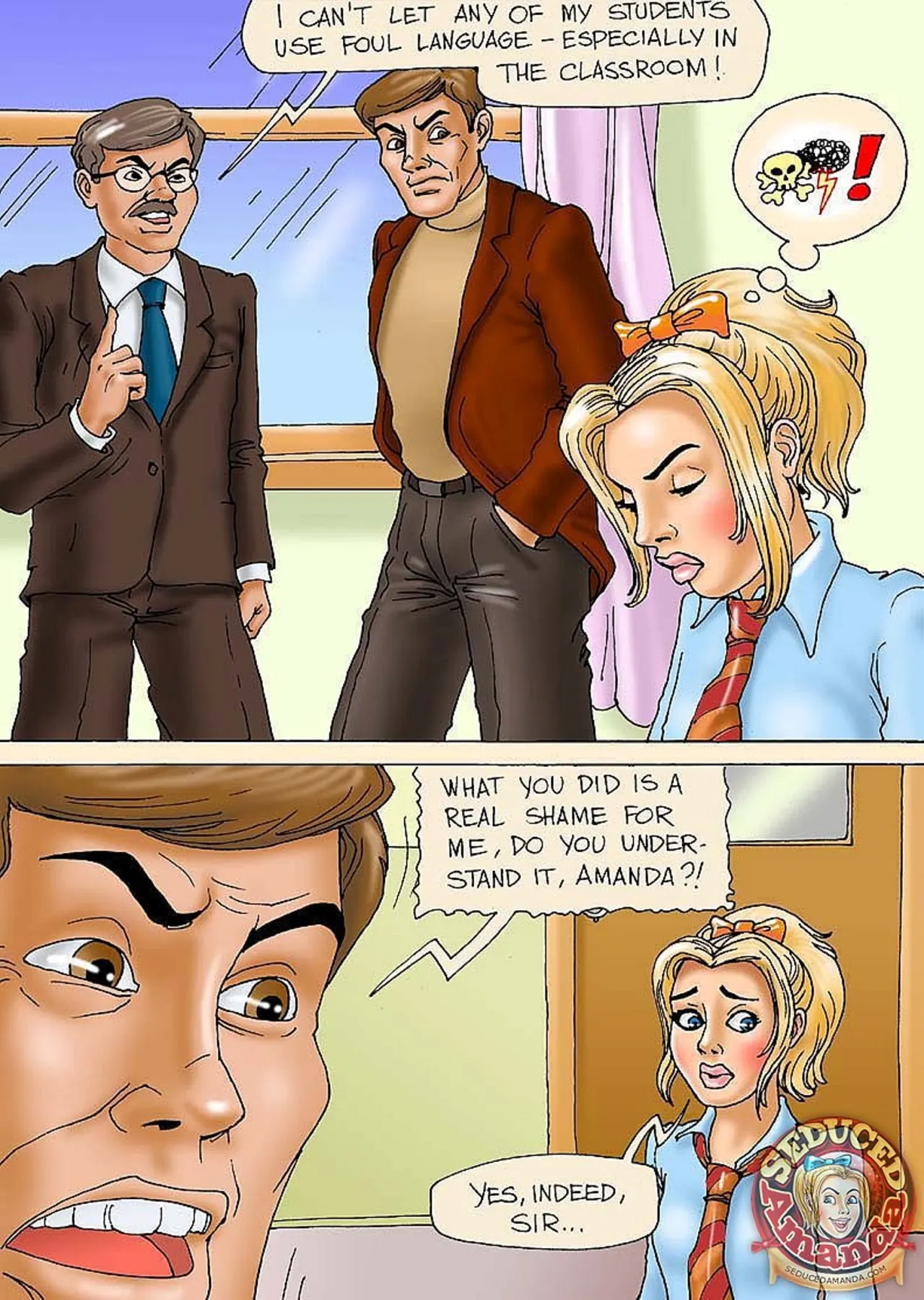 Seduced Amanda  (Chapter 12 - College Punishment) — page 6