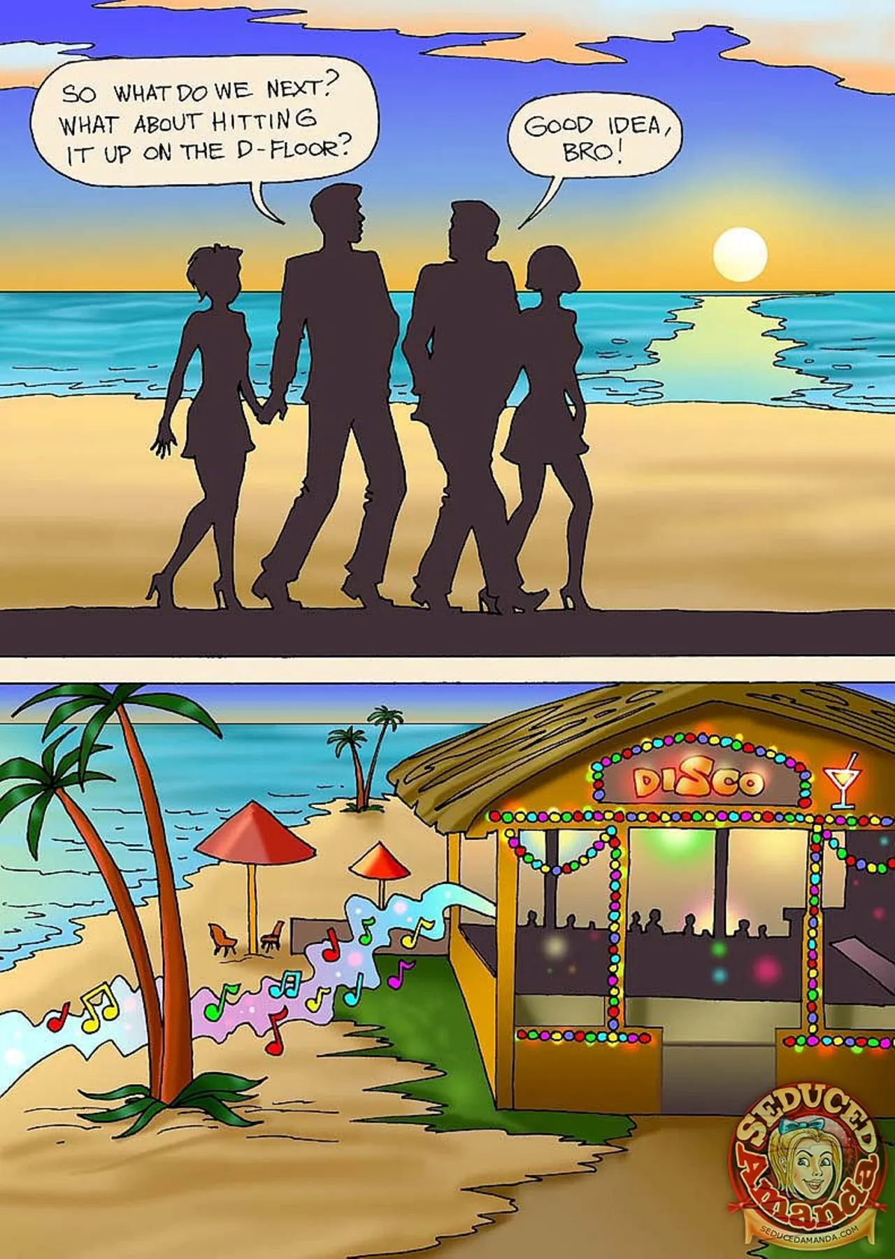 Seduced Amanda  (Chapter 08 - Beach Adventure) — page 4