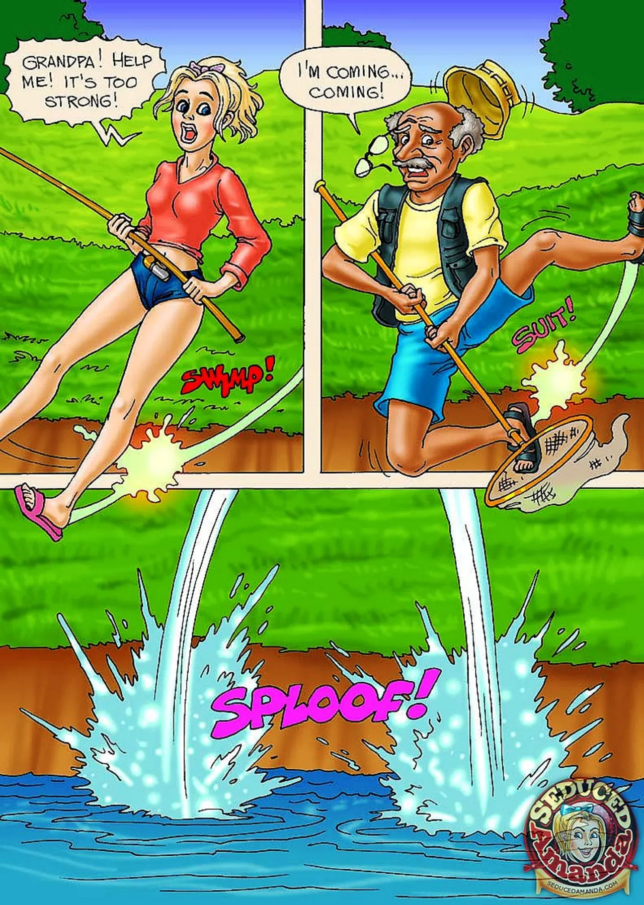 Seduced Amanda  (Chapter 05 - A Lovely Fishing) — page 8