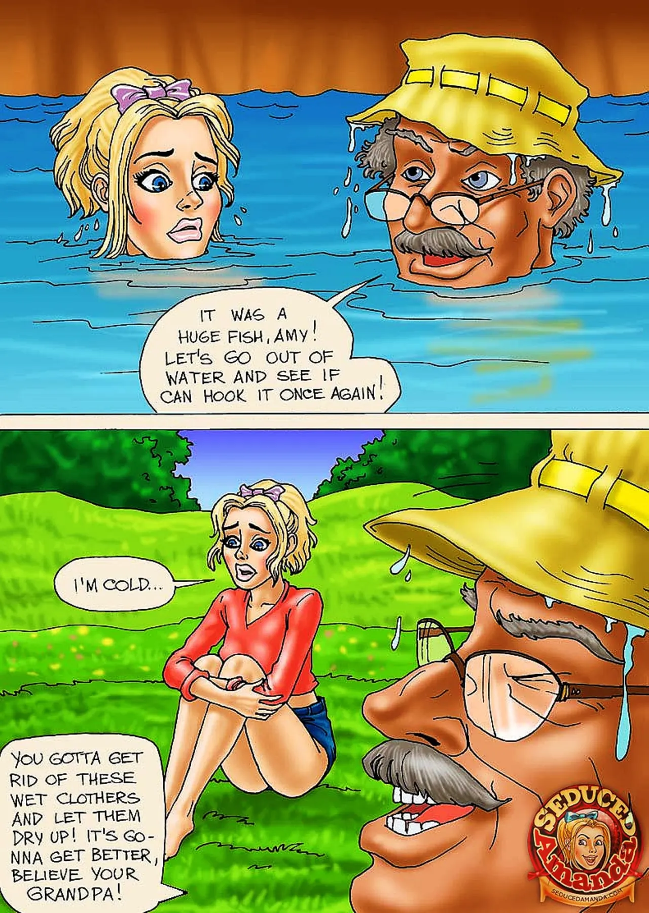 Seduced Amanda  (Chapter 05 - A Lovely Fishing) — page 9