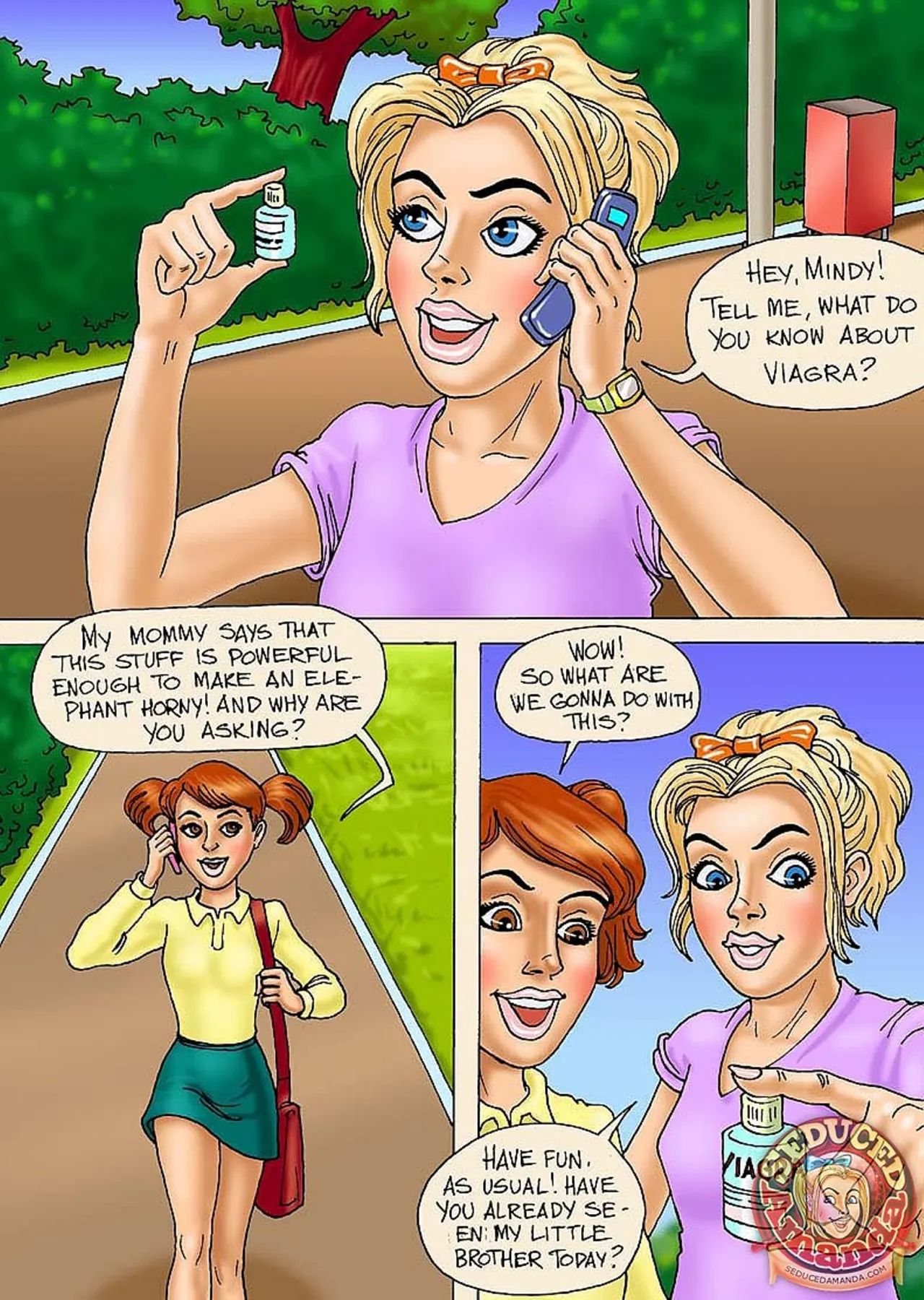 Seduced Amanda  (Chapter 06 - Amanda Tricks) — page 3