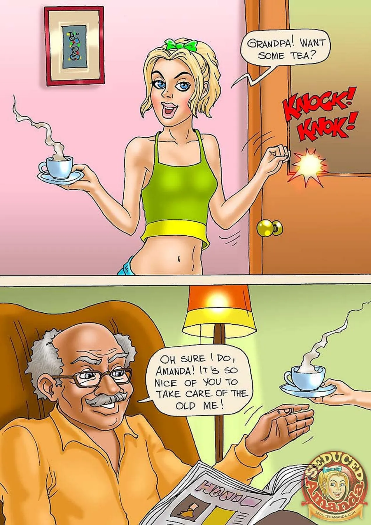 Seduced Amanda  (Chapter 18 - Grandpa Does His Best) — page 5