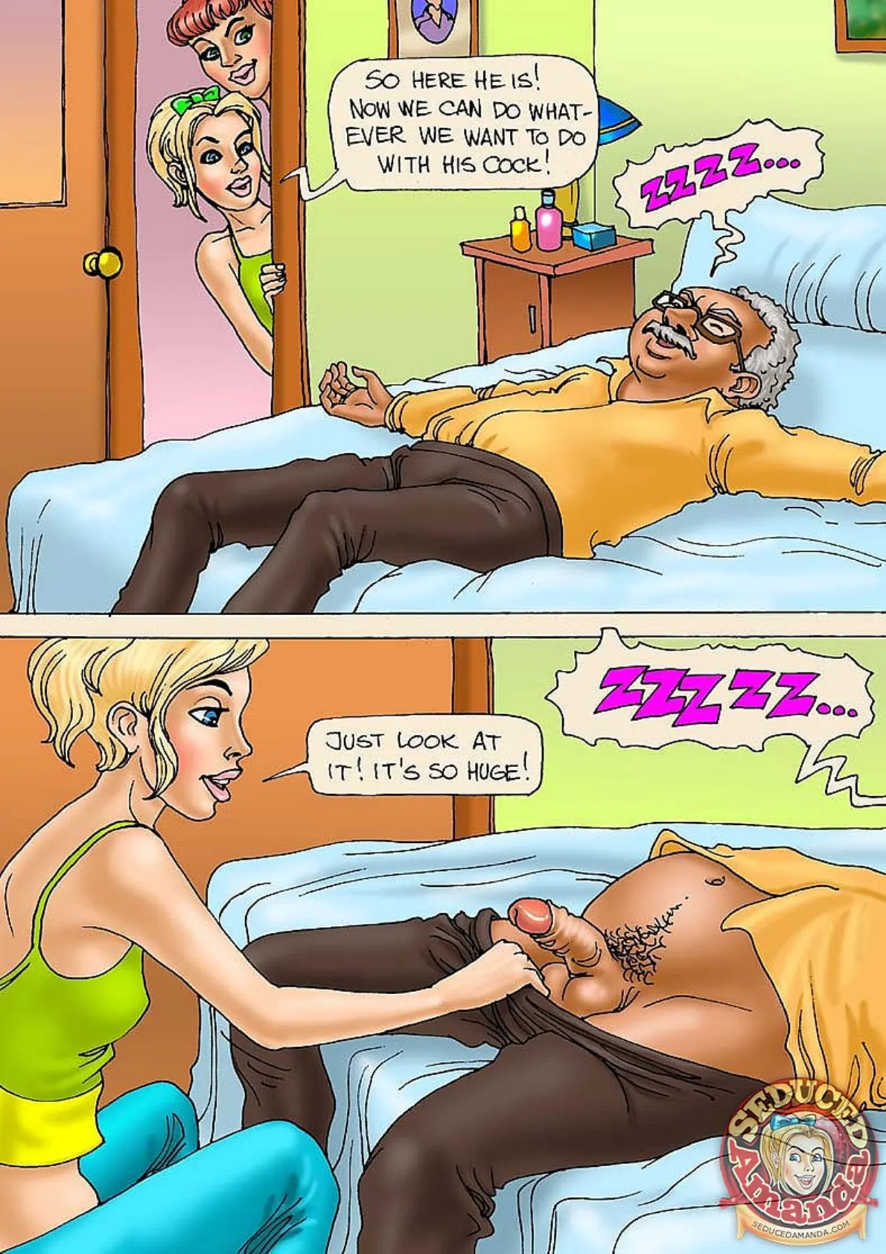 Seduced Amanda  (Chapter 18 - Grandpa Does His Best) — page 7