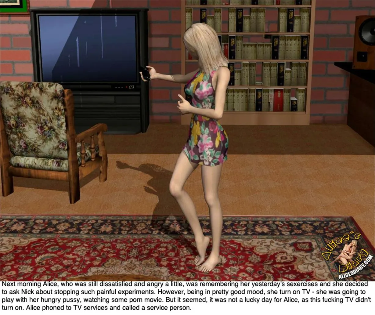 Alice/s Diary  (Chapter 28 - Things Are Improving Or Two Enthusiastic Cocksmen One Uns — page 55