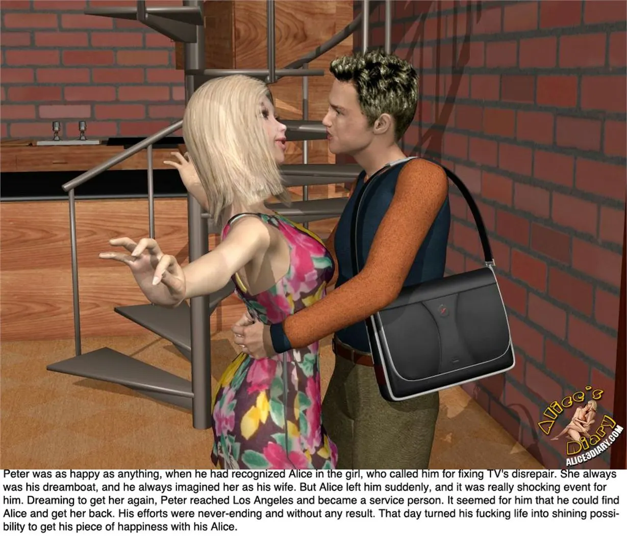 Alice/s Diary  (Chapter 28 - Things Are Improving Or Two Enthusiastic Cocksmen One Uns — page 58