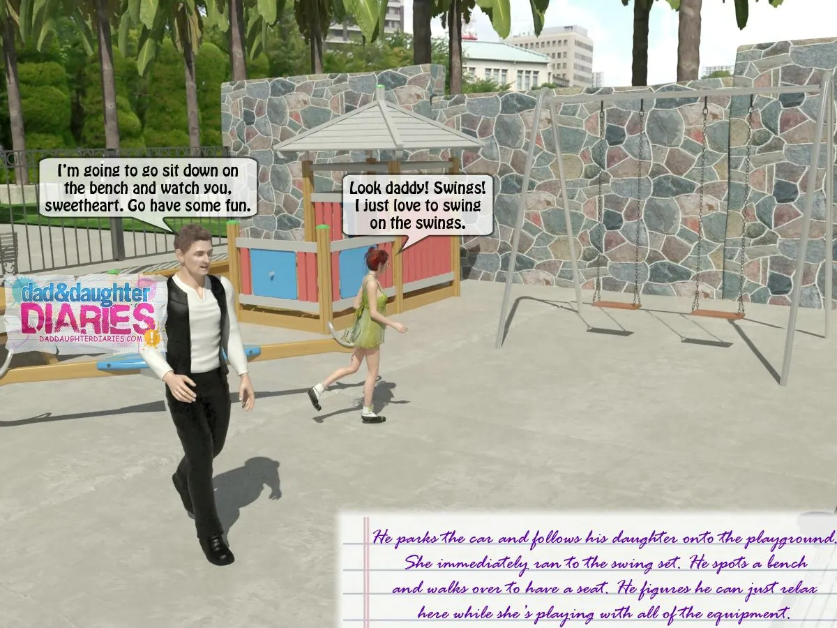 Dad And Daughter Diaries  (Chapter 08 - The Park) — page 6