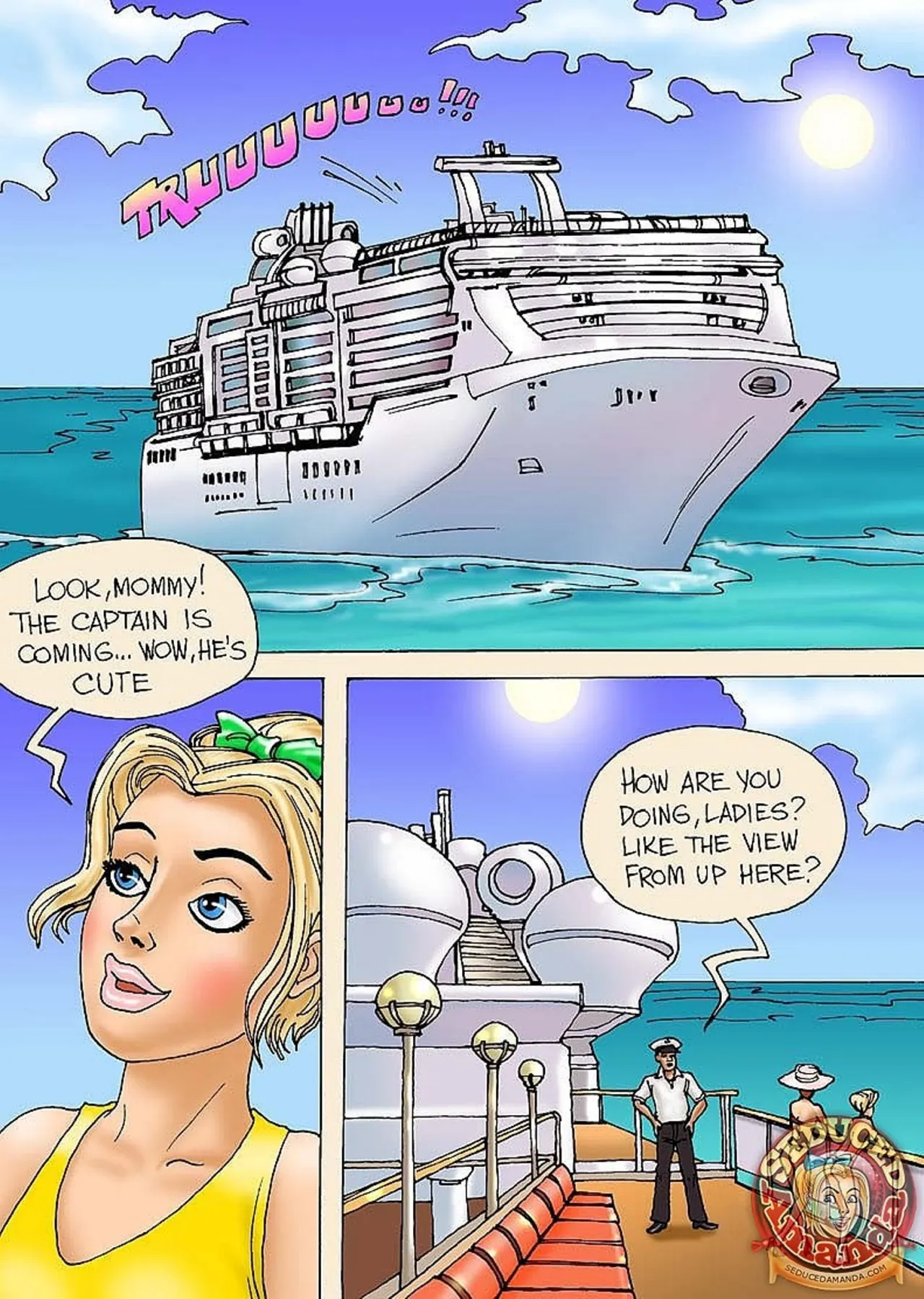 Seduced Amanda  (Chapter 15 - Going Crazy On A Cruise) — page 2