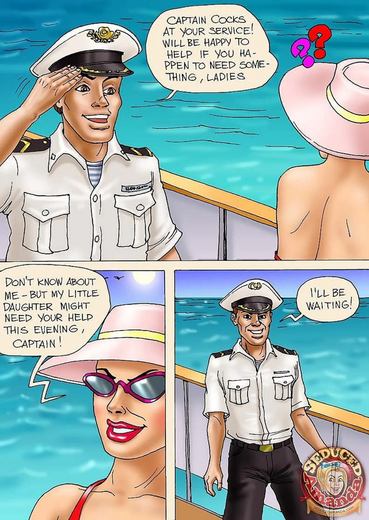 Seduced Amanda  (Chapter 15 - Going Crazy On A Cruise) — page 3