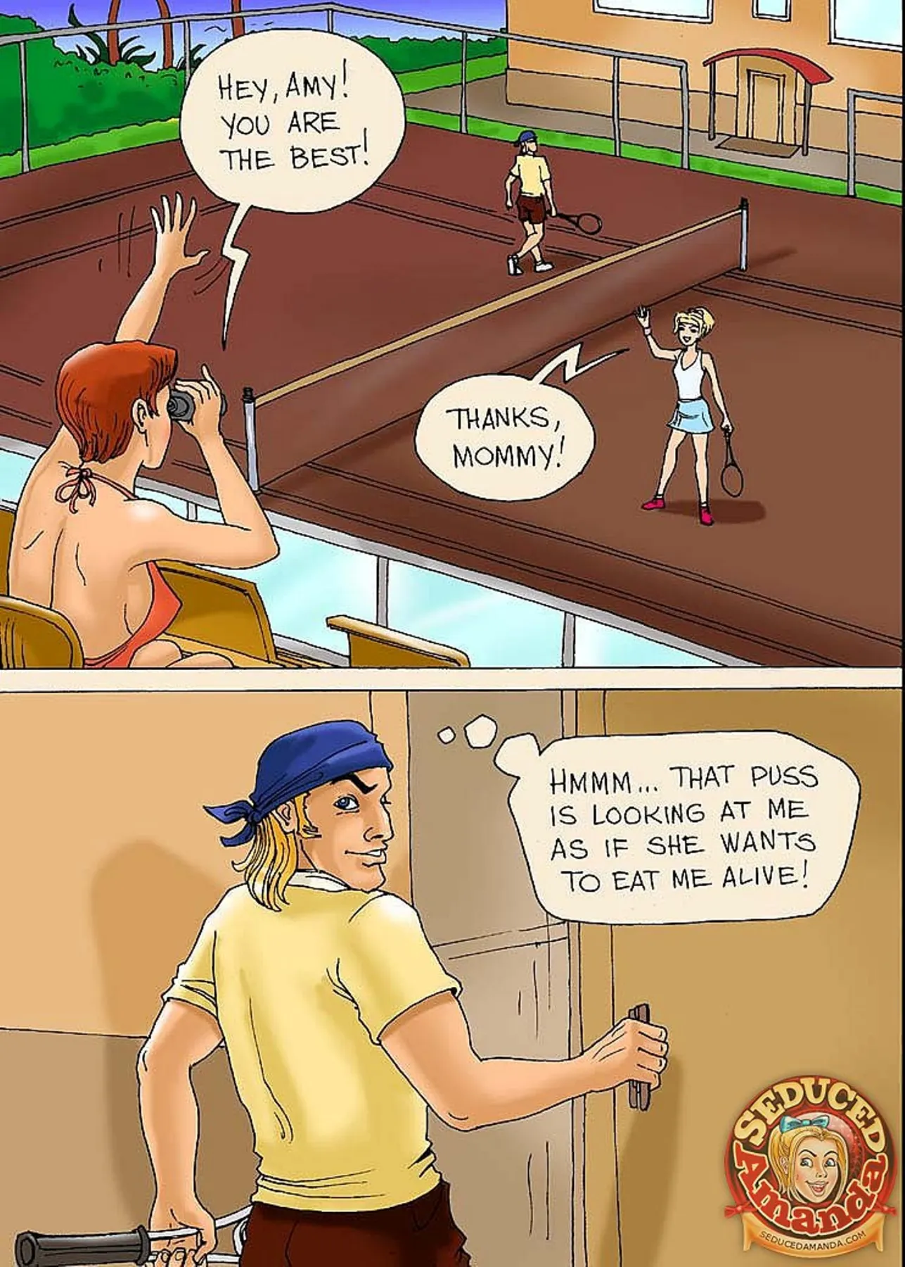 Seduced Amanda  (Chapter 32 - Tenis Training) — page 4