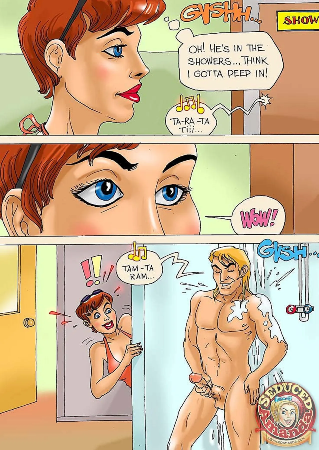 Seduced Amanda  (Chapter 32 - Tenis Training) — page 6