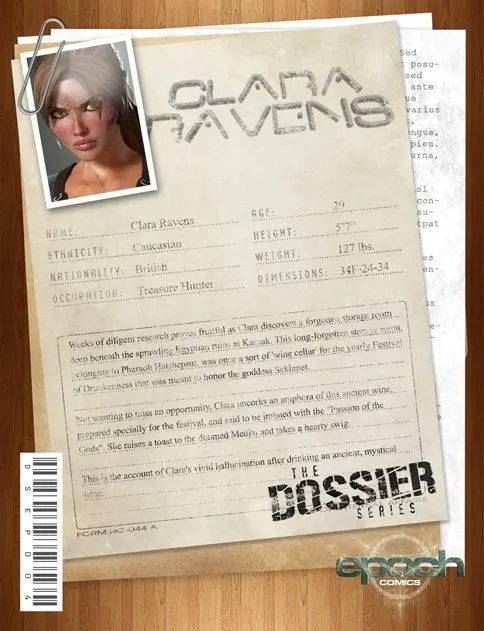 The Dossier  (Chapter 04 - The Medjai Mistake) — page 1