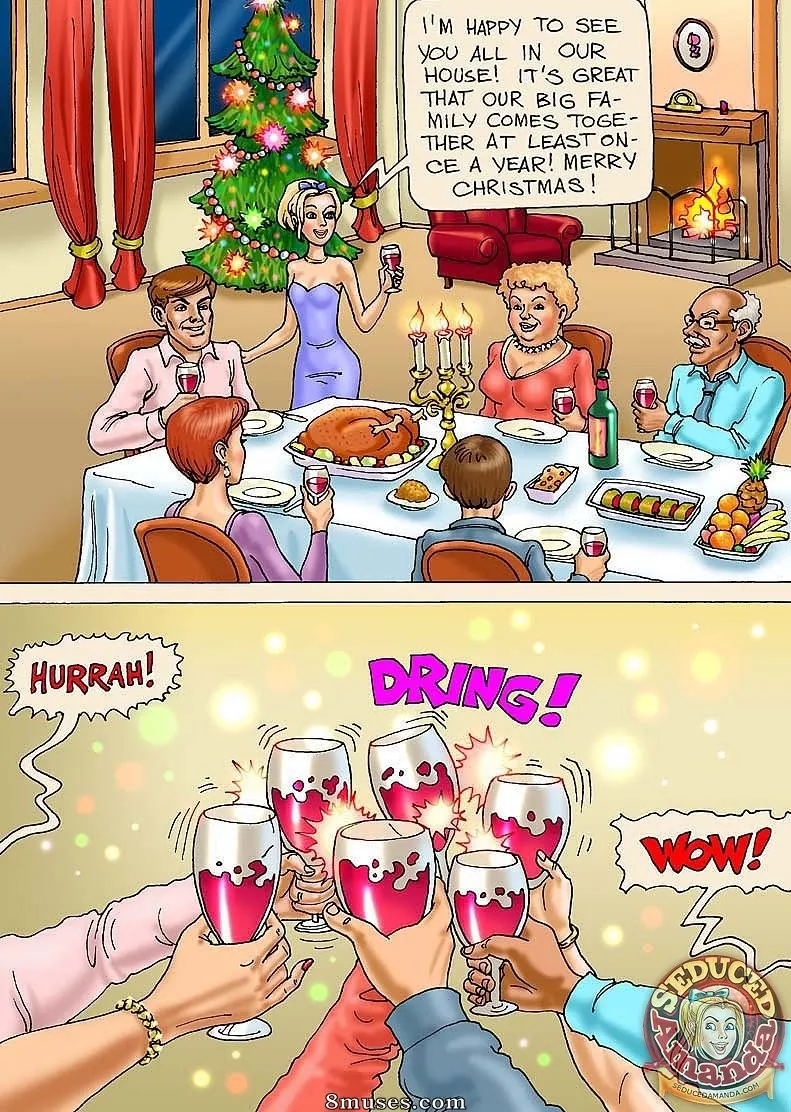 Seduced Amanda (Chapter 11 - Christmas-Turkey) — page 1