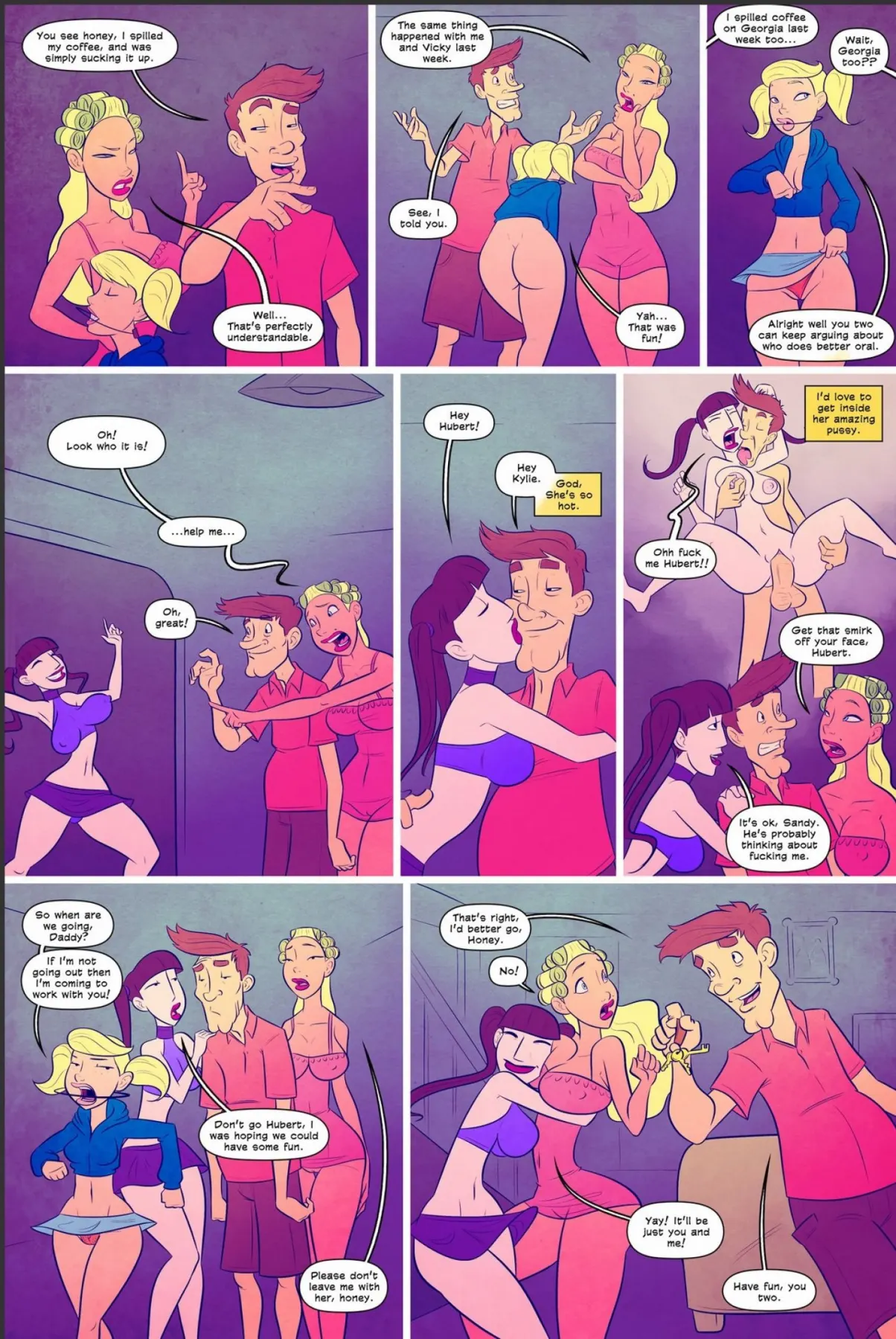 Grumpy Old Man Jefferson  (Chapter 05 - Here Cum The Girls) — page 14
